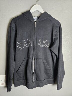 Vintage Canada Hoodie Sweater Size Medium